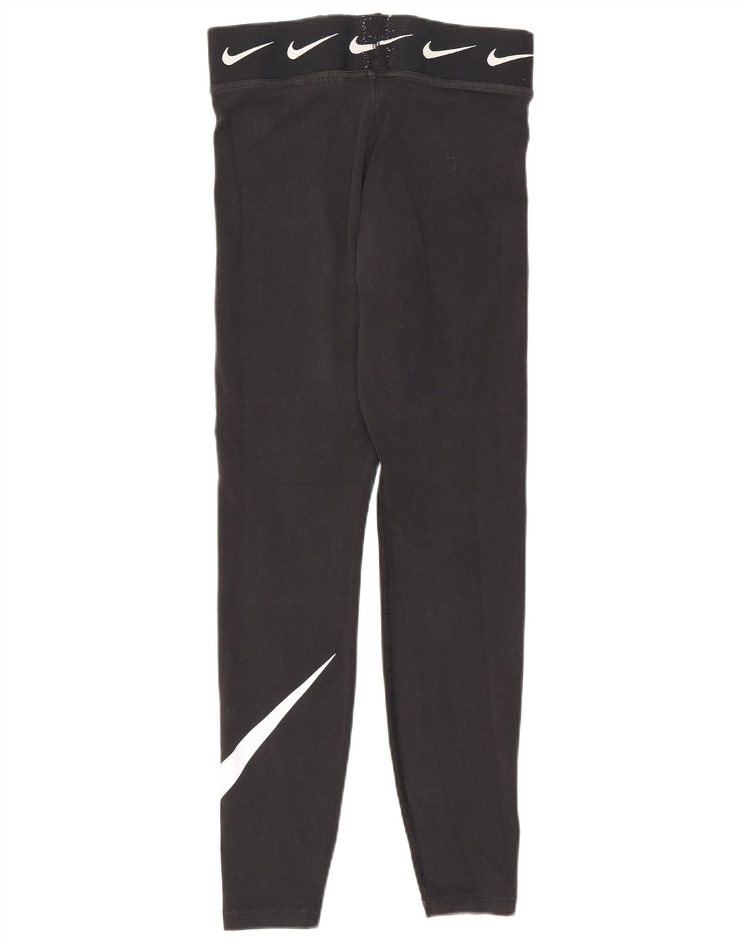 Nike Womens Graphic Leggings UK 8 Small Schwarz Baumwolle
