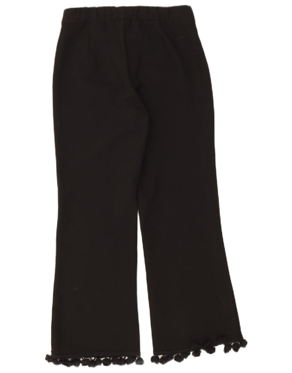 Zara Bootcut-Hose für Damen, XS, B24, L24, Schwarz, Polyester