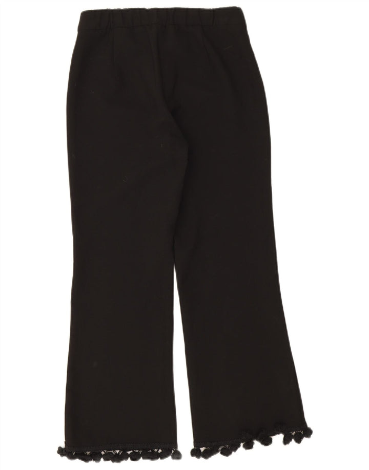 Zara Bootcut-Hose für Damen, XS, B24, L24, Schwarz, Polyester