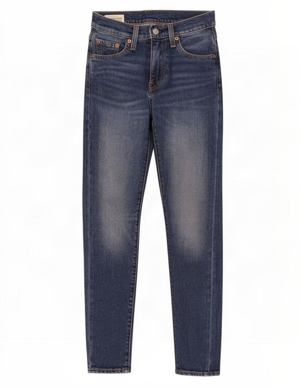 Levi's Damen Tapered Skinny Jeans W26 L30 Blaue Baumwolle