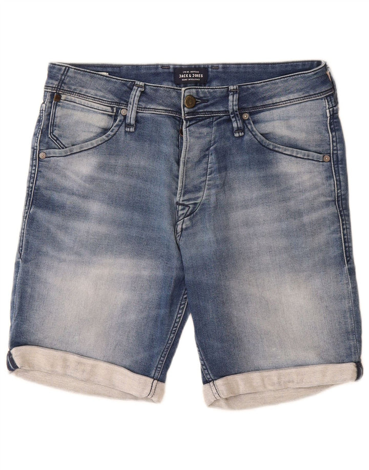 Jack & Jones Herren Jeansshorts Medium W32 Blau