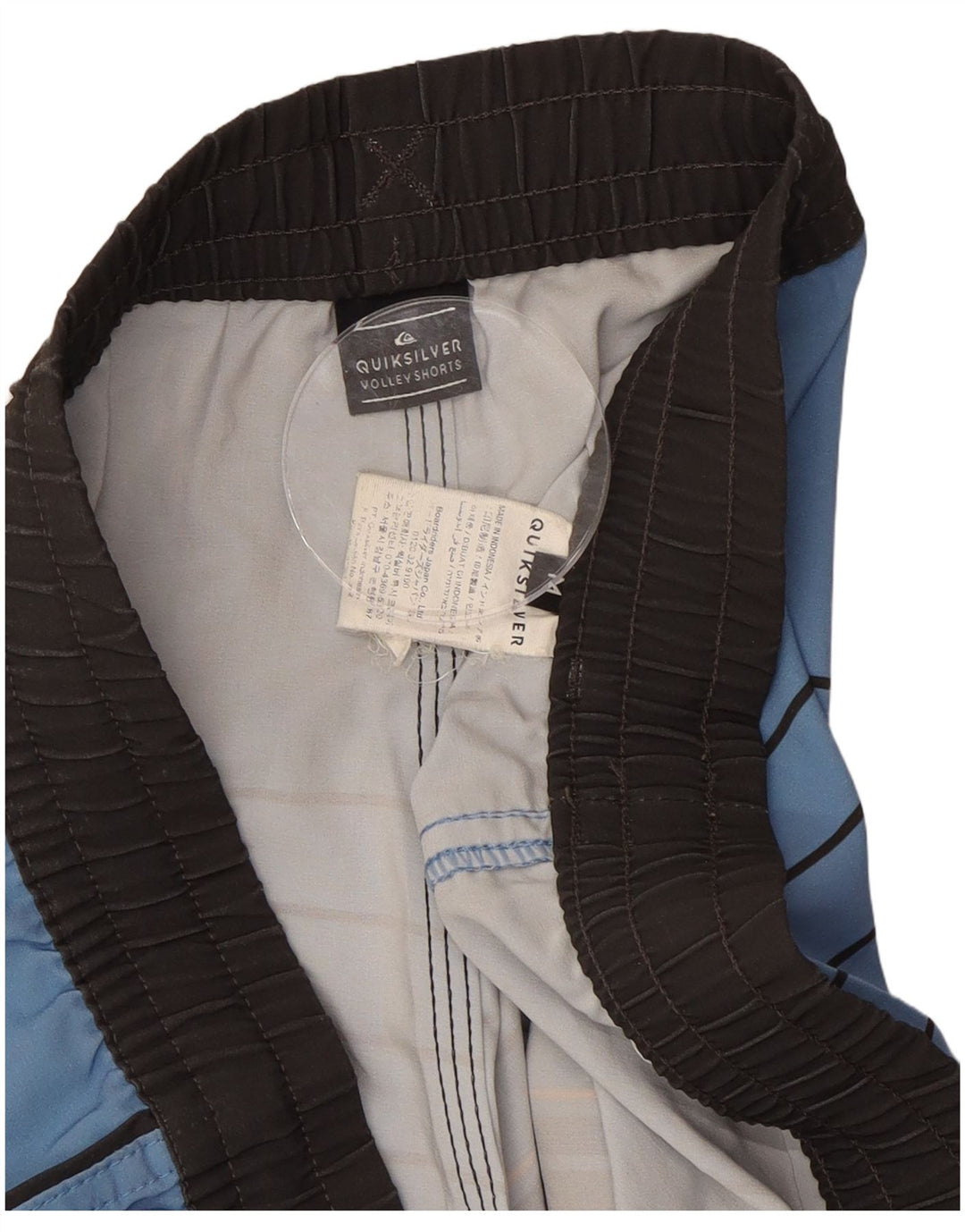 Quiksilver Herren Badeshorts Mittelblau gestreift