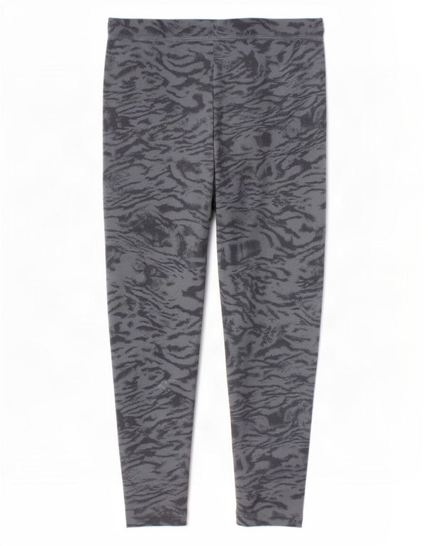 Under Armour Mädchen-Leggings, 6–7 Jahre, graues Batik-Polyester