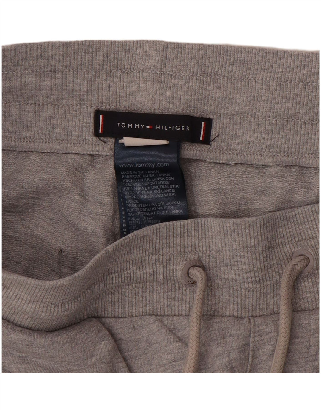 TOMMY HILFIGER Herren Sportshorts mittelgraue Baumwolle