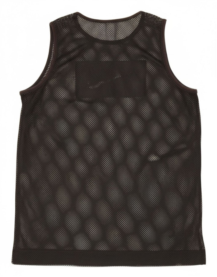 Nike Herren-Top mit Grafik, groß, aus schwarzem Polyester