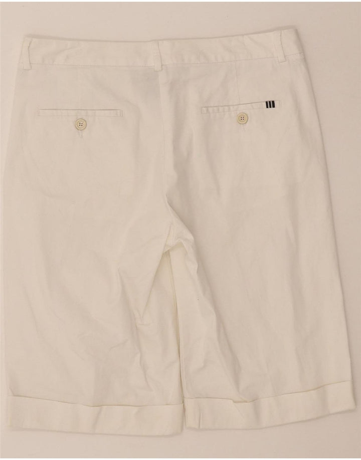 MARINA YACHTING Womens Chino Shorts IT 42 Medium W30 White Cotton Vintage Marina Yachting and Second-Hand Marina Yachting from Messina Hembry 