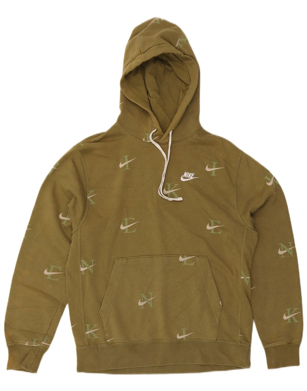 Nike Herren-Kapuzenpullover mit Grafik, mittlere Khaki-Baumwolle