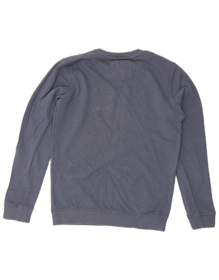 Jack Wills Jungen-Sweatshirt mit Grafik, reguläre Passform, Blau, 10–11 Jahre
