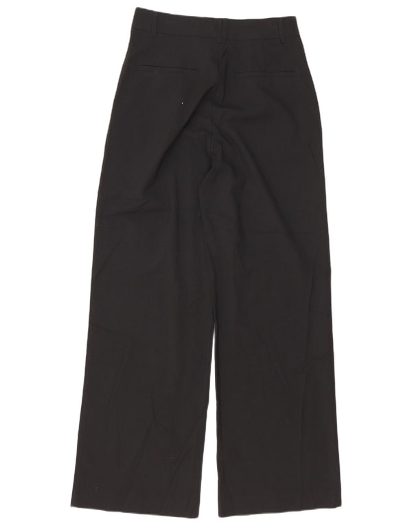 Marks & Spencer Damen-Freizeithose mit weitem Bein, XS, W24, L31, Schwarz