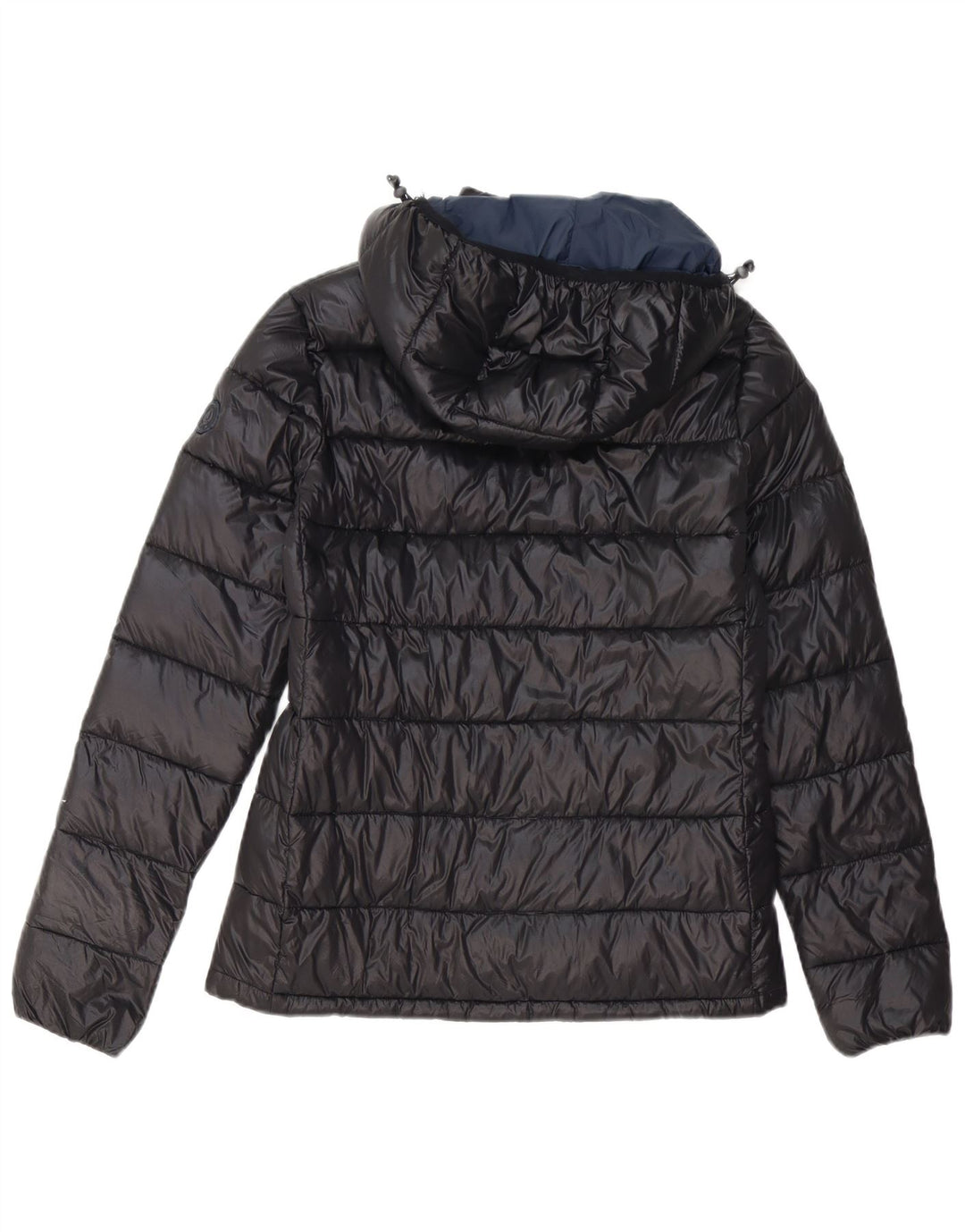 BEST COMPANY Wattierte Damenjacke mit Kapuze, UK 14, Mittelschwarz, Polyester