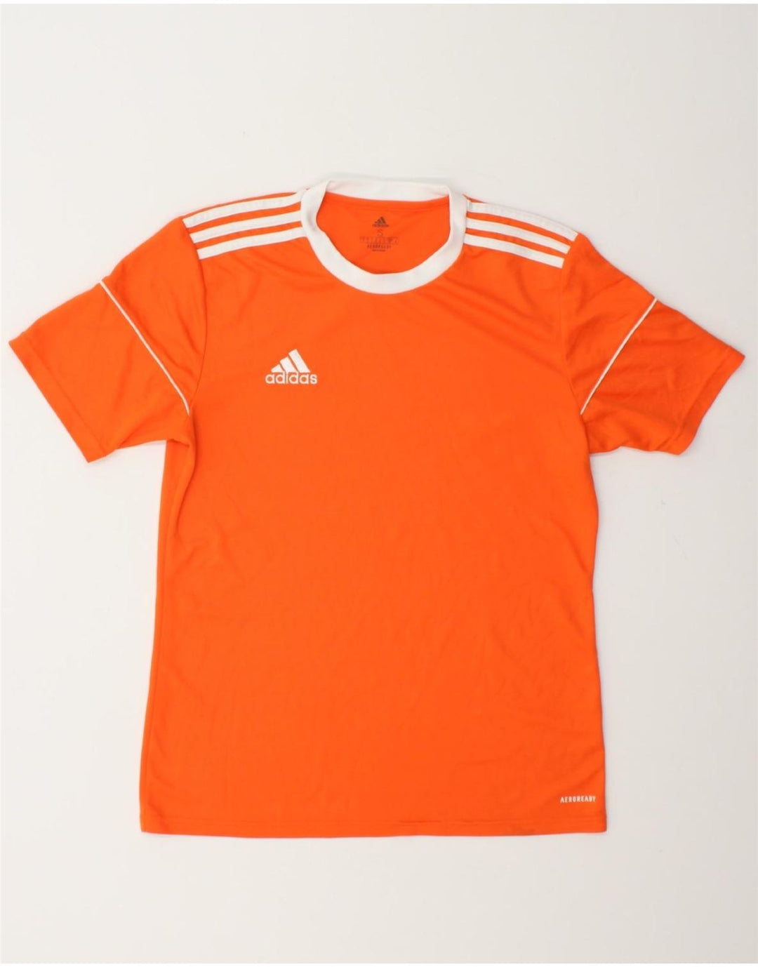 ADIDAS Mens Aeroready T-Shirt Top Small Orange Vintage Adidas and Second-Hand Adidas from Messina Hembry 