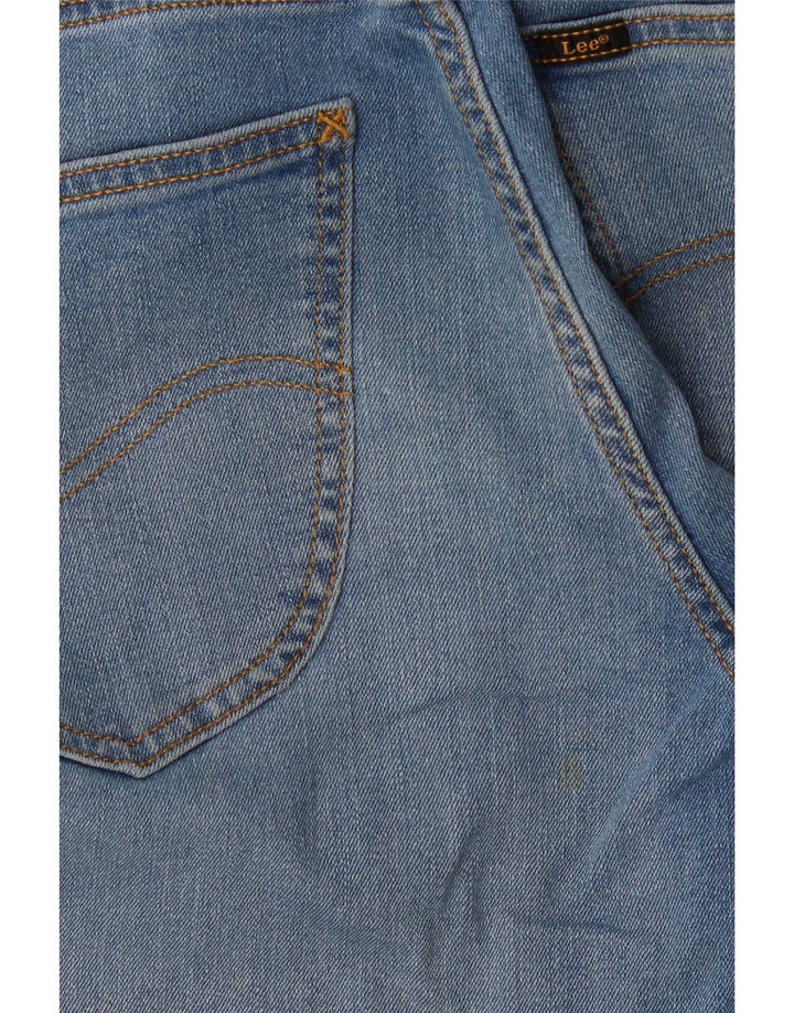 Lee Herren Brooklyn Straight Jeans W30 L32 Blaue Baumwolle