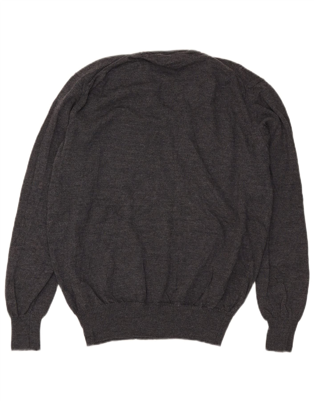 Zara Herren V-Ausschnitt Pullover Pullover XL Grau