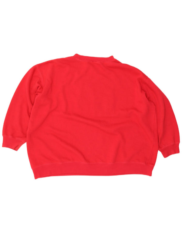 Honors Womens Graphic Oversized Sweatshirt Pullover UK 22/24 2XL Rot