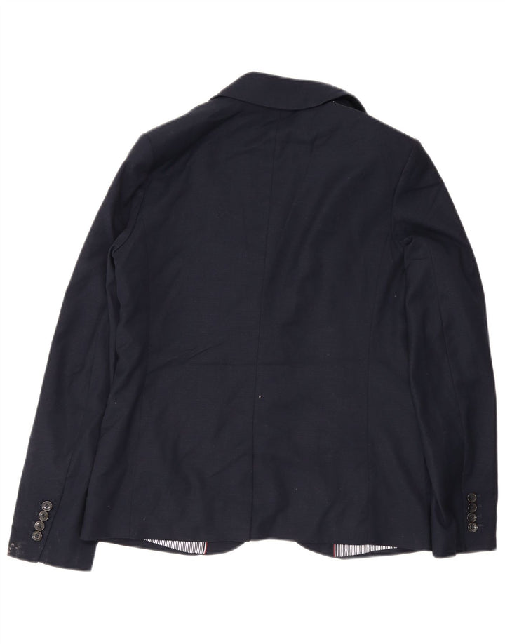 Tommy Hilfiger Jungen-Blazer mit 2 Knöpfen, 15–16 Jahre, marineblaues Polyester