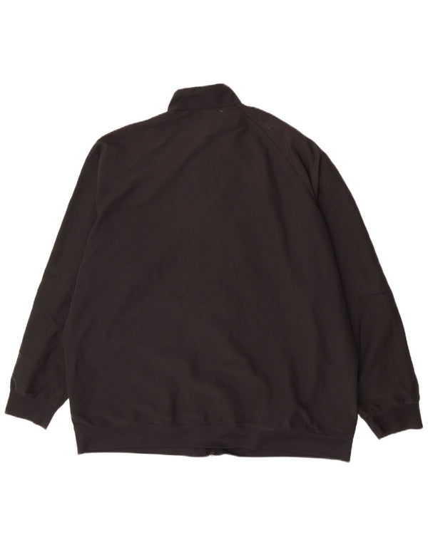 Adidas Herren Trainingsanzug Top Jacke 2XL Schwarz Polyester Sport