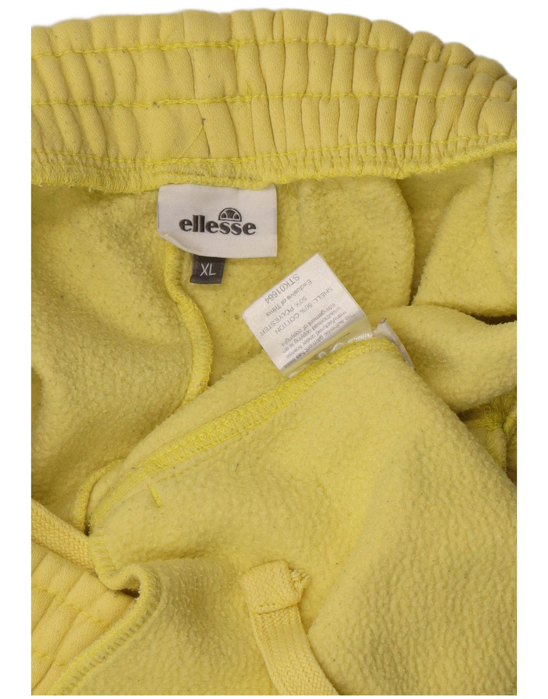 ELLESSE Herren-Sportshorts XL, gelbe Baumwolle