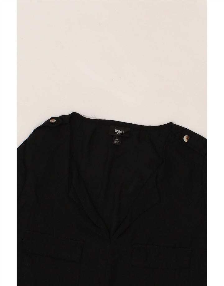 MOSSIMO Womens Sleeveless Blouse Top UK 14 Medium Black Vintage Mossimo and Second-Hand Mossimo from Messina Hembry 