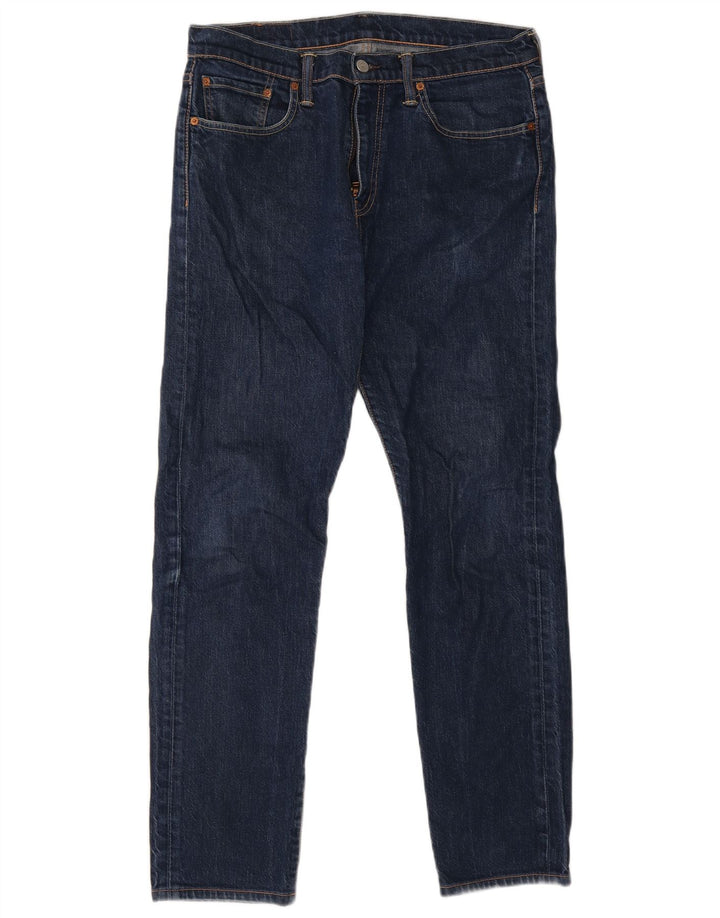Levi's Herren 502 Tapered Jeans W32 L30 Blaue Baumwolle