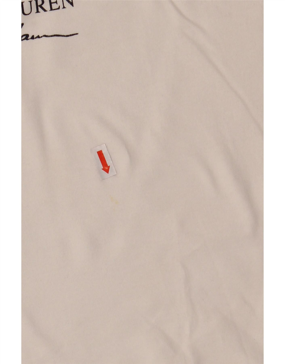 POLO RALPH LAUREN Slim Fit Grafik-T-Shirt-Oberteil für Herren aus mittelweißer Baumwolle
