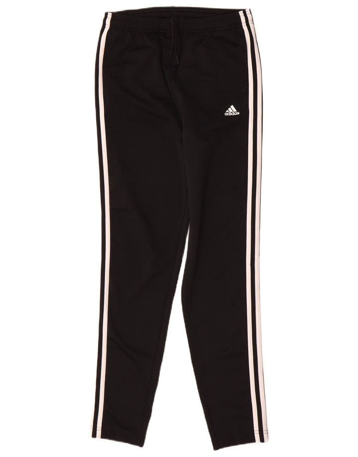 Adidas Mädchen-Trainingshose, 13–14 Jahre, schwarzes Polyester