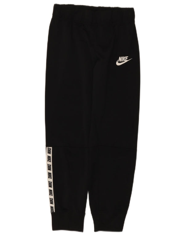 Nike Mädchen-Trainingshose mit Grafik, Jogginghose, 10–11 Jahre, mittelgroß, Schwarz