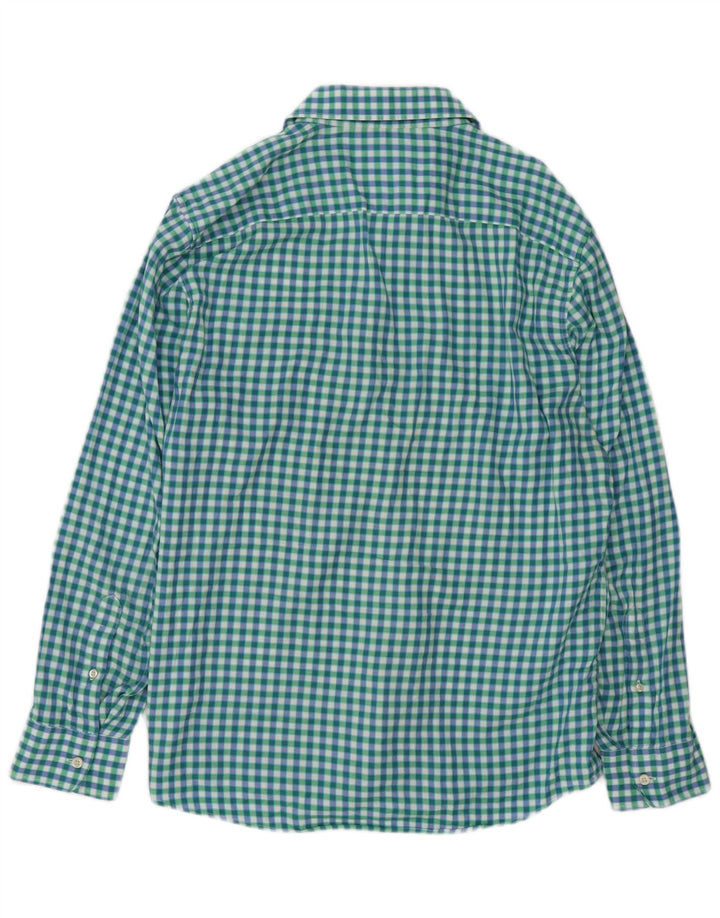 JACK WILLS Herrenhemd, groß, grün, Gingham-Baumwolle