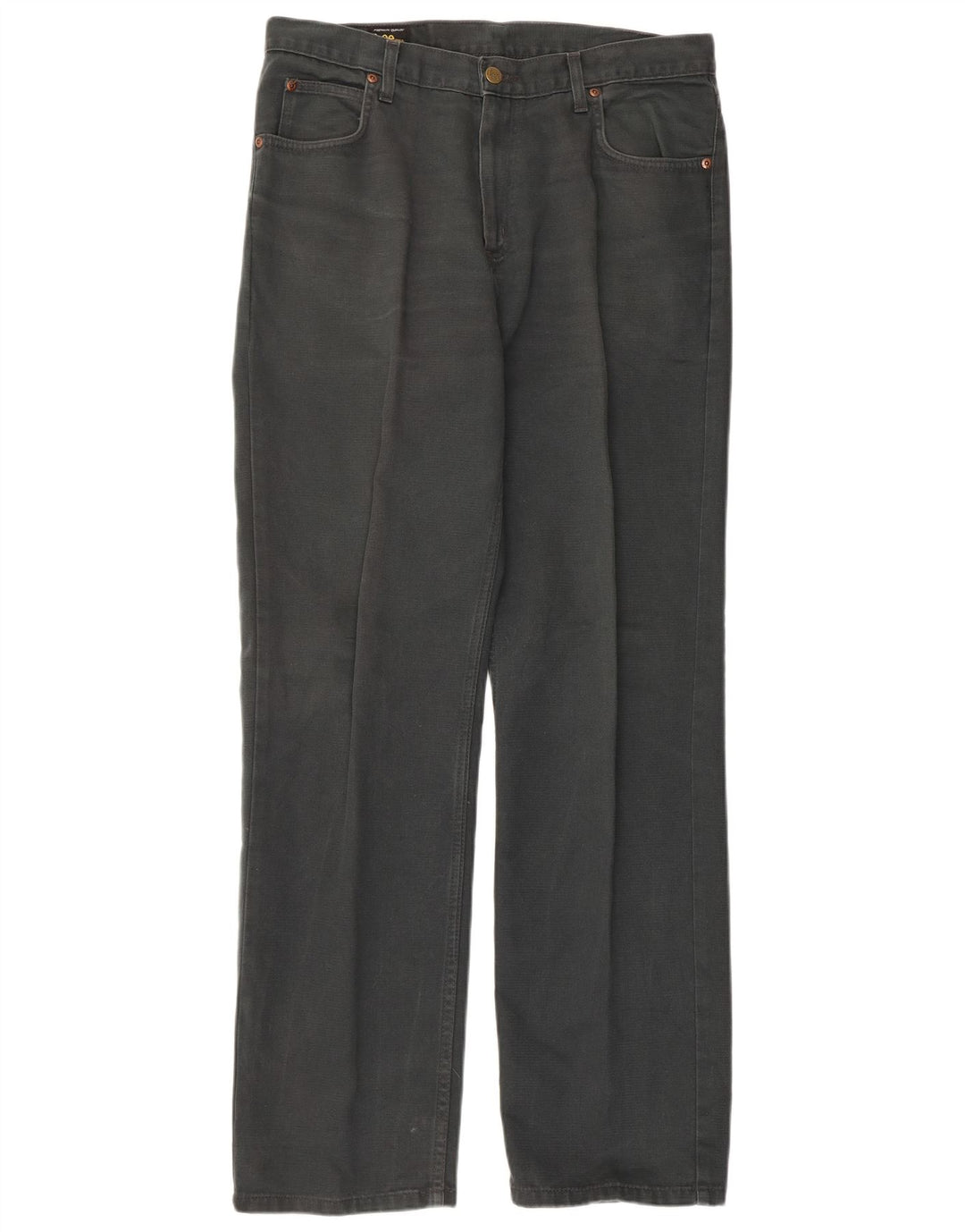 LEE Herren Straight Jeans W34 L32 Graue Baumwolle