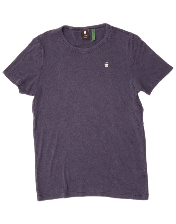 G-Star Damen T-Shirt Top UK 14 Large Marineblau Baumwolle