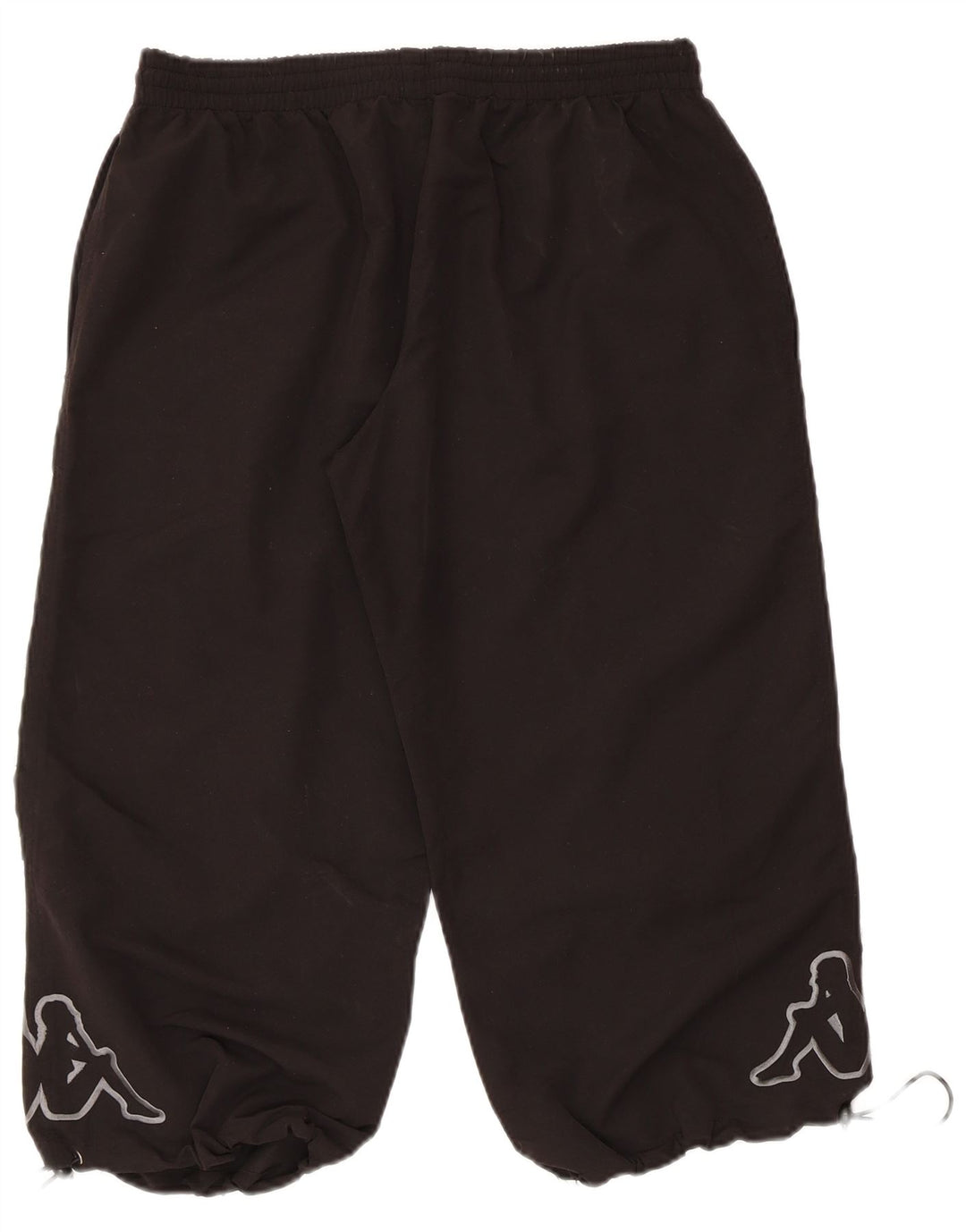 KAPPA Herren Capri-Trainingshose mit Grafik, mittelschwarz, Polyester