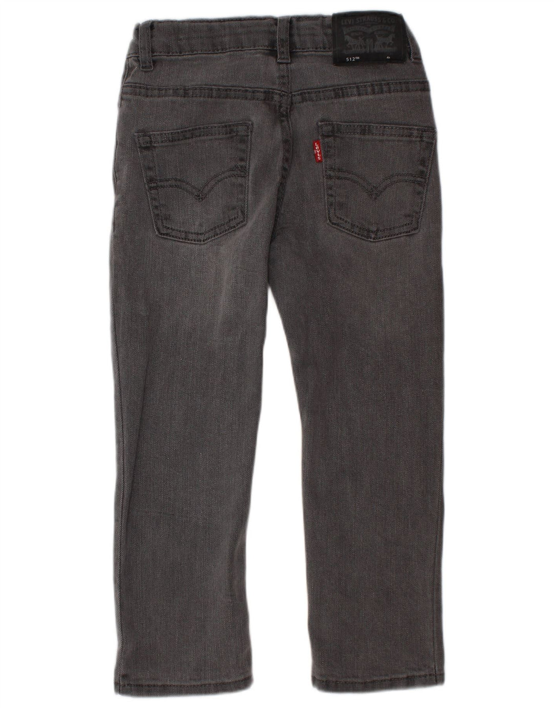 LEVI'S Jungen 512 Slim Tapered Jeans 3–4 Jahre W20 L16 Graue Baumwolle