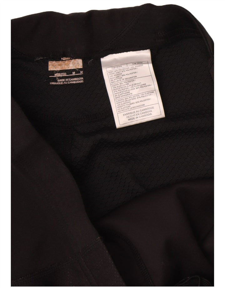Nike Damen Leggings US 8/10 Mittelschwarzes Polyester