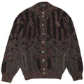 Tris Line Herren-Strickjacke IT 50 Medium Mehrfarbige geometrische Wolle