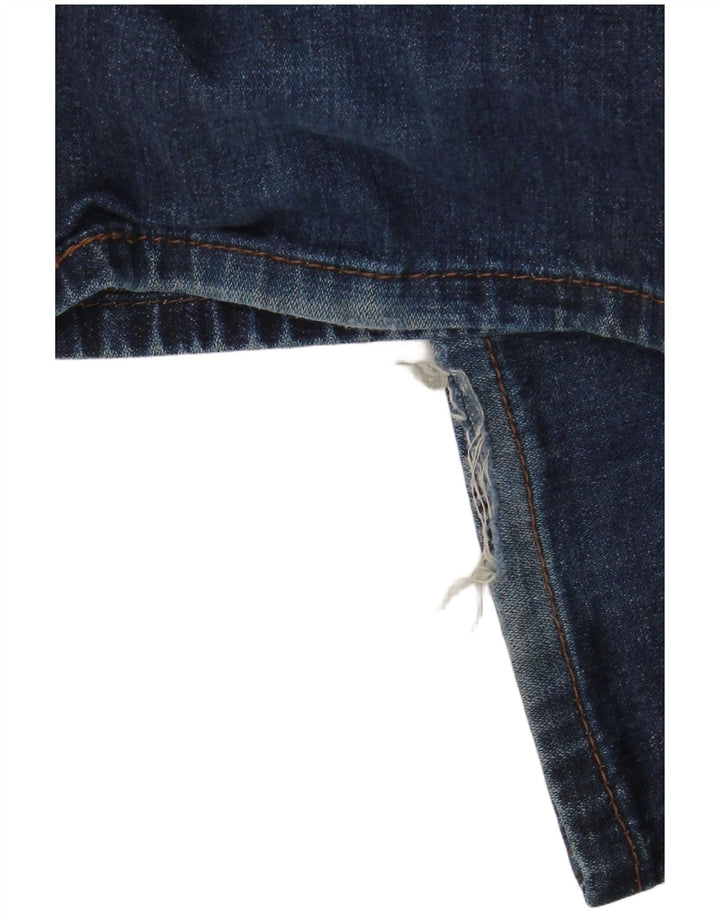 LEVI'S Herren Slim Jeans W40 L32 Marineblau Baumwolle