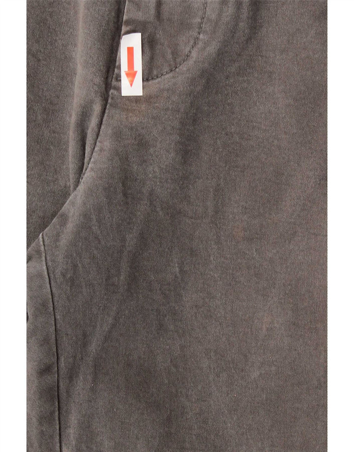 Marks & Spencer Herren-Chinohose mit normaler Passform, W34 L31, graue Baumwolle