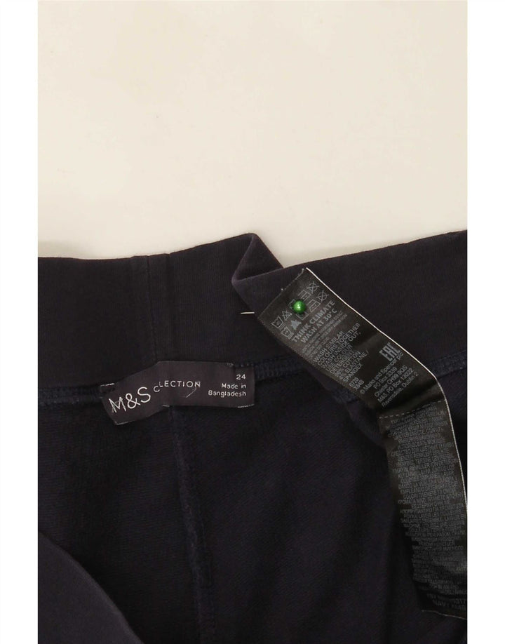 Marks & Spencer Damen Leggings UK 24 4XL Marineblau Baumwolle