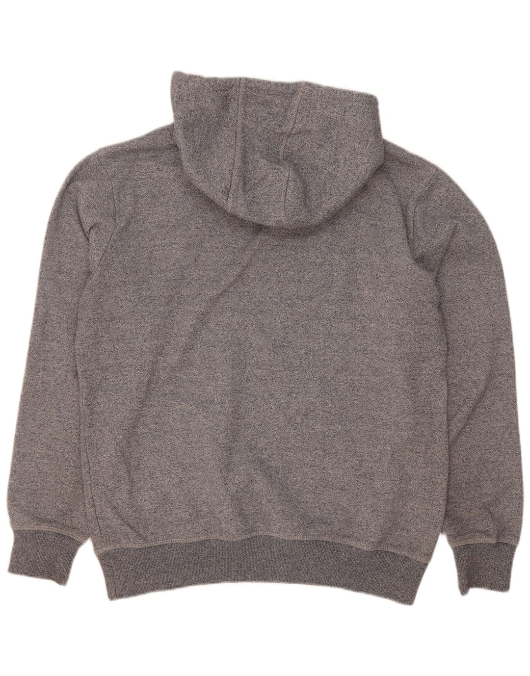 Ellesse Herren-Kapuzenpullover mit Grafik, mittelgrau gesprenkelte Baumwolle