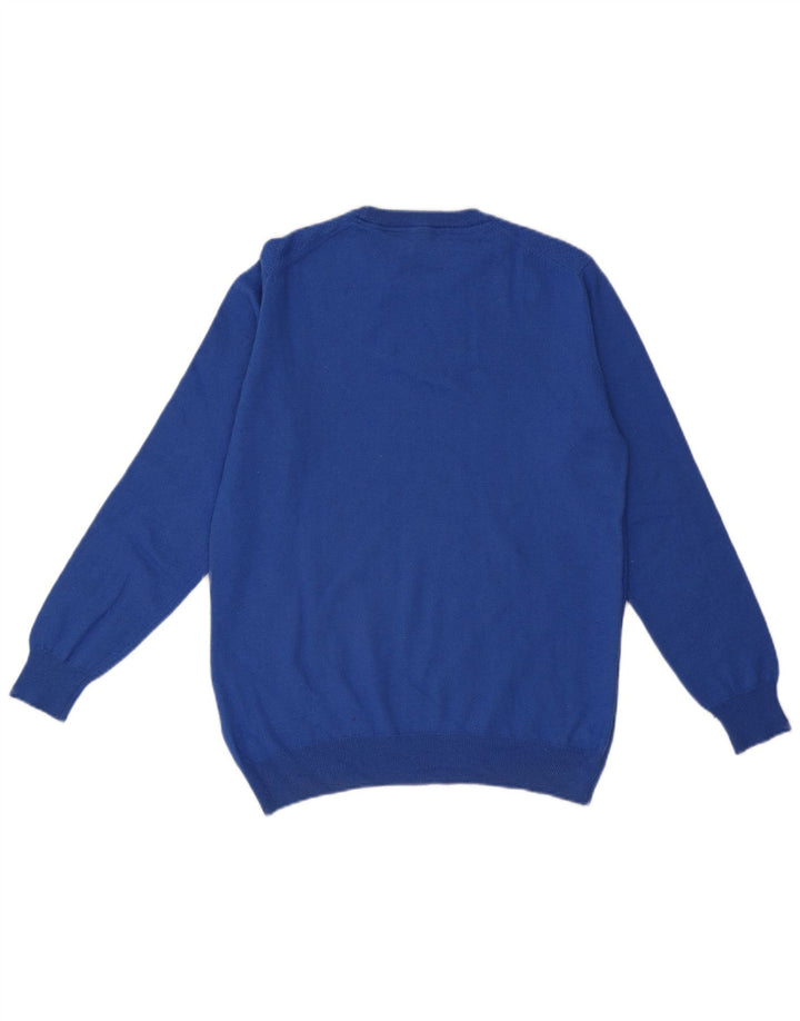 Harmont & Blaine Herren-Pullover mit Rundhalsausschnitt, XL, blaue Wolle