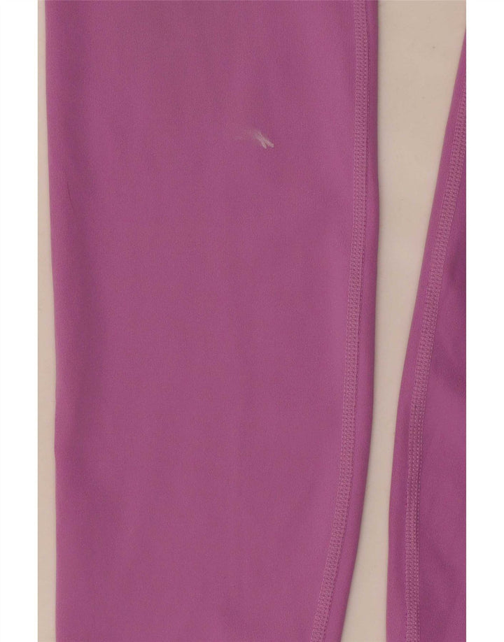Nike Damen Dri Fit Graphic Leggings UK 8 Small Pink