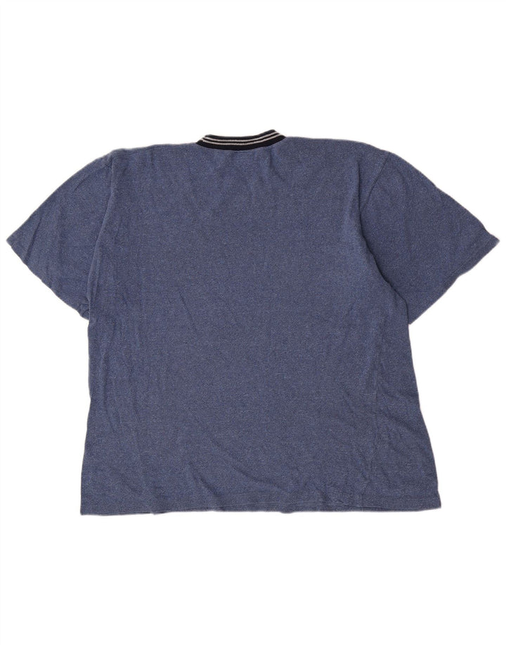 Asics Herren T-Shirt Top Large Blau meliert