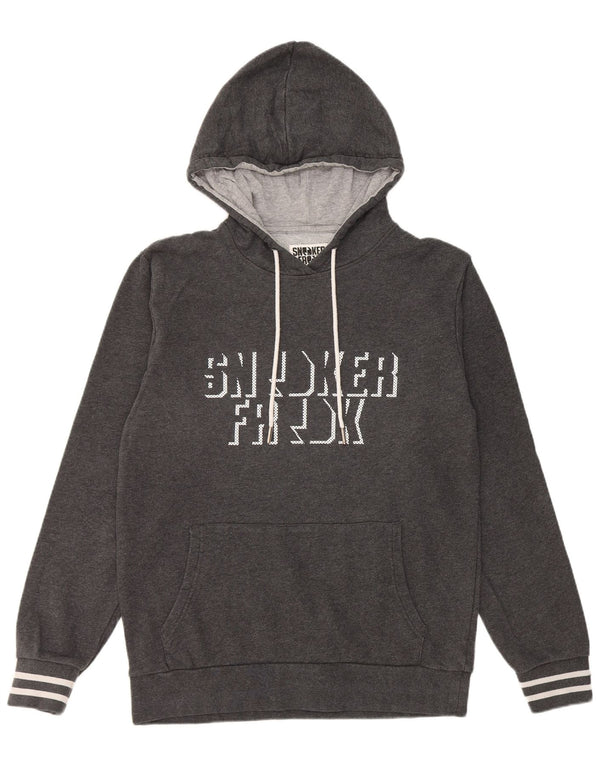 Sneaker Freak Herren-Kapuzenpullover mit Grafik, groß, grau gestreift, Baumwolle