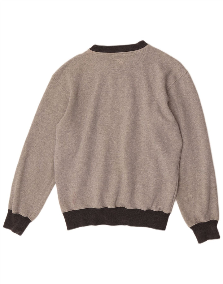 Champion Herren-Sweatshirt-Pullover, klein, Grau, Farbblock