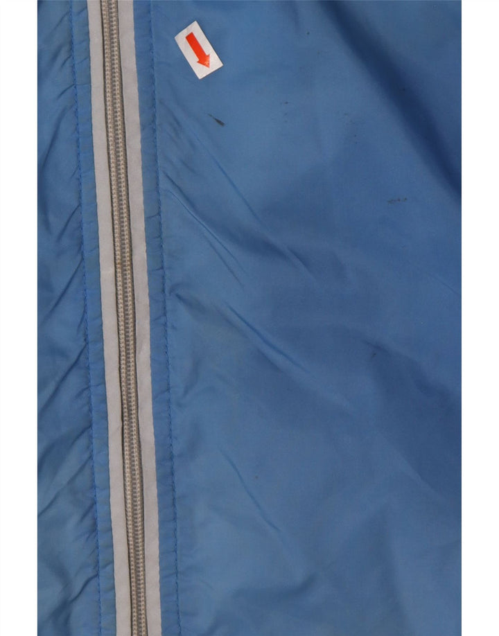 DIADORA Herren-Trainingsanzug mit grafischem Oberteil, groß, blaues Colourblock-Polyamid