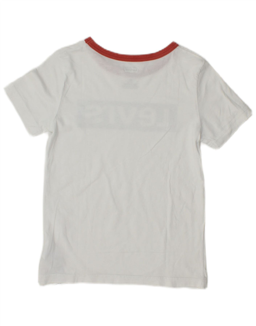 LEVI'S Jungen-T-Shirt mit Grafik, 9–10 Jahre, weiße Baumwolle