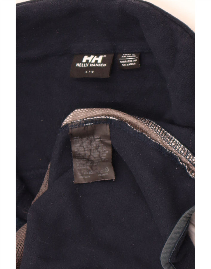 Helly Hansen Herren-Fleecejacke mit Grafik, UK 40, Größe L, Marineblau, Farbblock