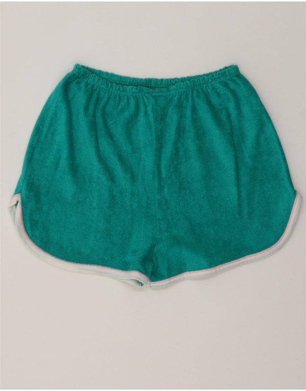 Claude De Pierre Damen Sportshorts UK 16 Große grün gestreifte Baumwolle