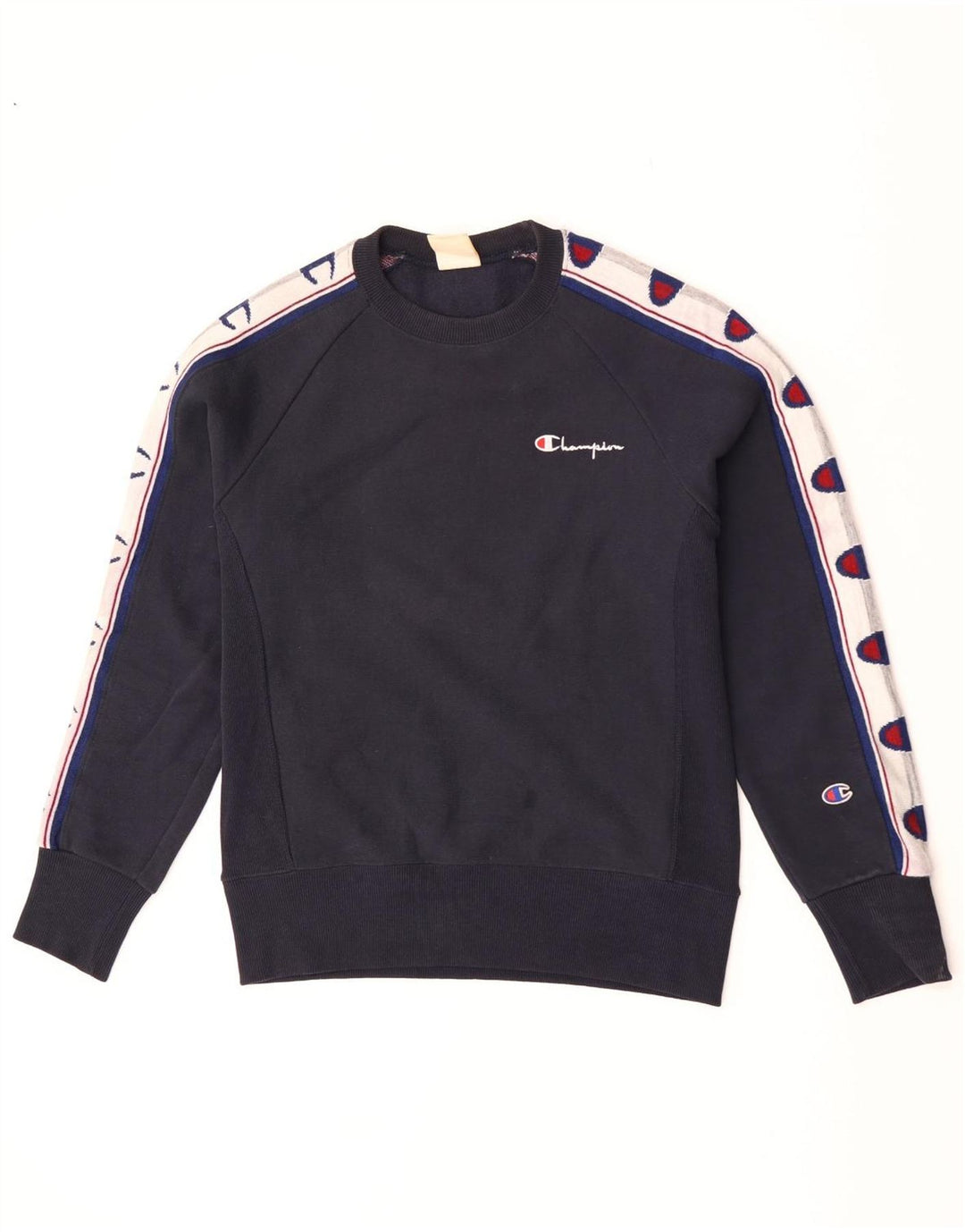 Champion Herren Reverse Weave Graphic Sweatshirt Pullover XS Marineblau