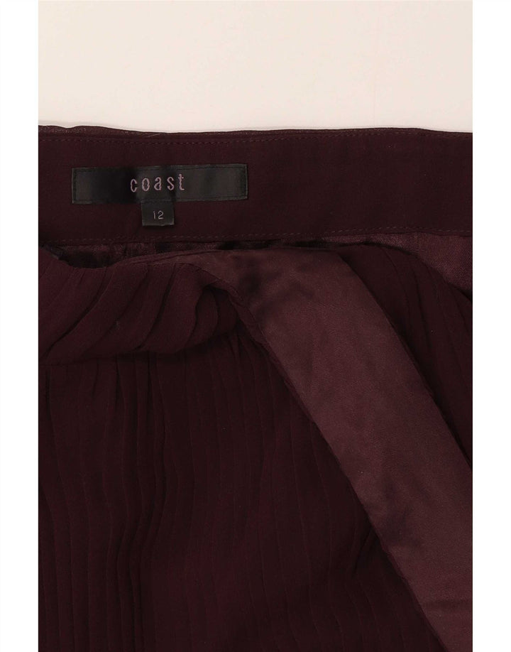 Coast Maxi-Neckholder-Kleid für Damen, UK 12, mittleres Burgunderrot, Polyester