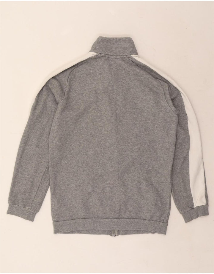 PUMA Herren-Trainingsanzug, Oberteil, Jacke, XS, Grau, Colourblock-Baumwolle