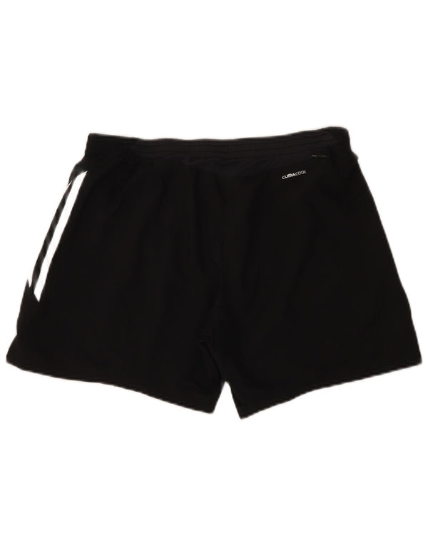 Adidas Damen Climacool Sport Shorts UK 12 Medium Schwarz Polyester